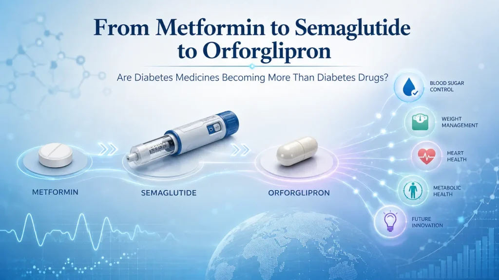 Metformin vs semaglutide vs orforglipron – evolution of diabetes and metabolic medicines
